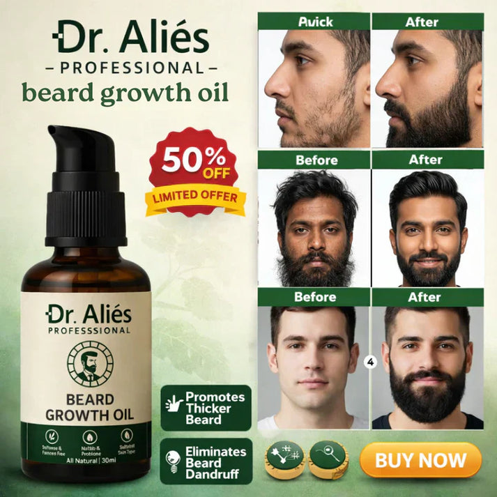 (Buy 1 Get 1 Free)Dr. Alies Beard Growth Oil.
