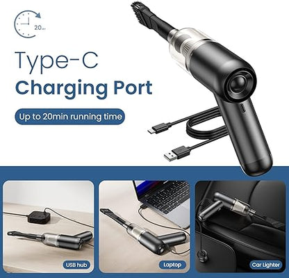 Portable And Chargable Vacuum Cleaner with Powerful Suction.