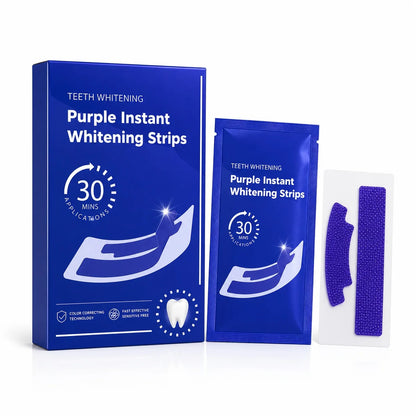 7 In 1 Purple Teeth Whitening Strips.